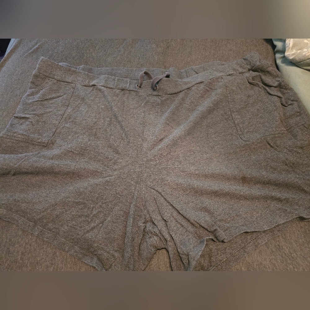 Terra and sky grey soft shorts